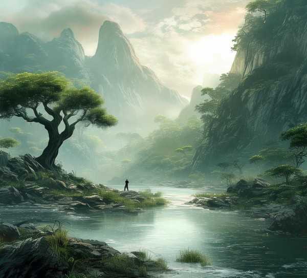 孟浩然山水诗中的哲理与人生感悟,孟浩然名句中的山水意境与人生哲理,魅力,人生哲理,第1张