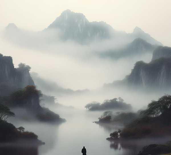 苏轼前赤壁赋中的山水情韵与人生智慧解析,前赤壁赋原文解读，苏轼的山水情怀与人生哲理,人生哲理,第1张