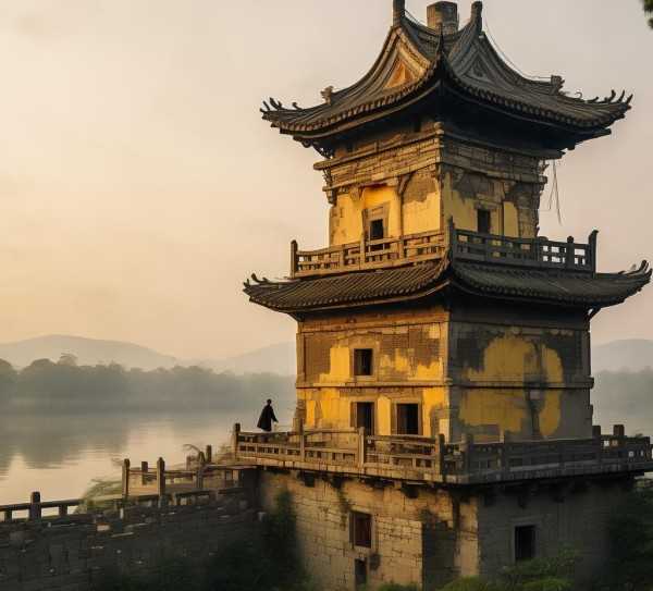 黄鹤楼古韵流芳，诗意名句千年回响,黄鹤楼名句，古楼的诗意回响,智慧,诗意,第1张