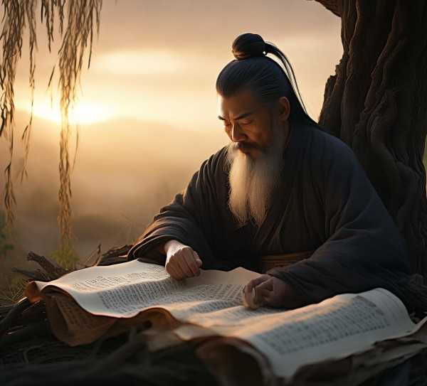 五柳先生传，陶渊明隐逸哲学的深度解读,五柳先生传原文解读，陶渊明隐逸生活的哲学思考,心灵,人生哲理,寓言,第1张