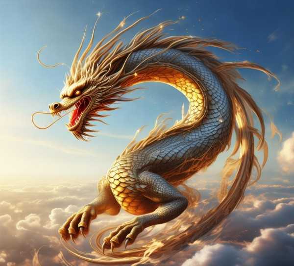 龙腾九天，古韵龙魂经典句汇,龙腾九天，探寻形容龙的经典句子,魅力,智慧,文化底蕴,第1张