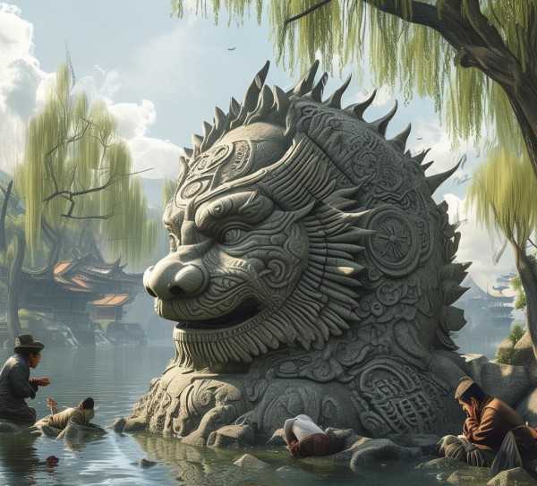 河中石兽，解读历史与文化交融的奥秘,探寻河中石兽原文背后的历史故事与文化内涵,故事,传承,第1张