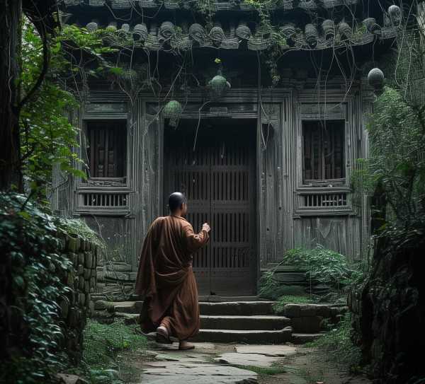 月下僧敲门，古寺传奇一瞥,僧敲月下门，古寺的故事,智慧,传奇,故事,第1张