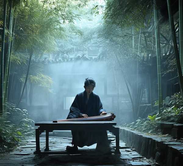 千古琴韵，伯牙绝弦传诗意,伯牙绝弦，琴韵悠扬，唤起千古诗情,魅力,传奇,故事,第1张