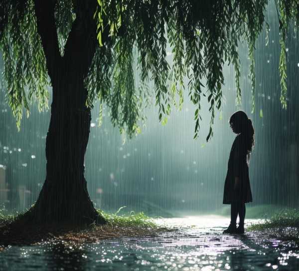 雨韵诗篇，雨天感悟与佳句精选,雨中的诗意，关于雨天的句子与感悟,诗意,心灵,苏轼,第1张